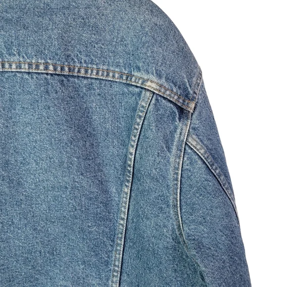 Levi's Type 3 Trucker Vintage USA Heavy Sherpa Lined Jean Jacket Coat 46R